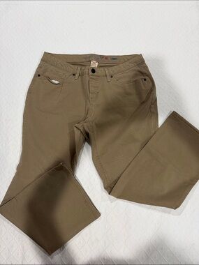 Boot Cut -Leg Pants in Olive Tan Stretchy 18P
